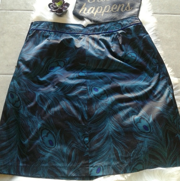 💥3/$20 Tropical printed midi skirt sz.16 - Picture 2 of 8